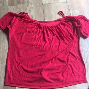 Cold shoulder shirt